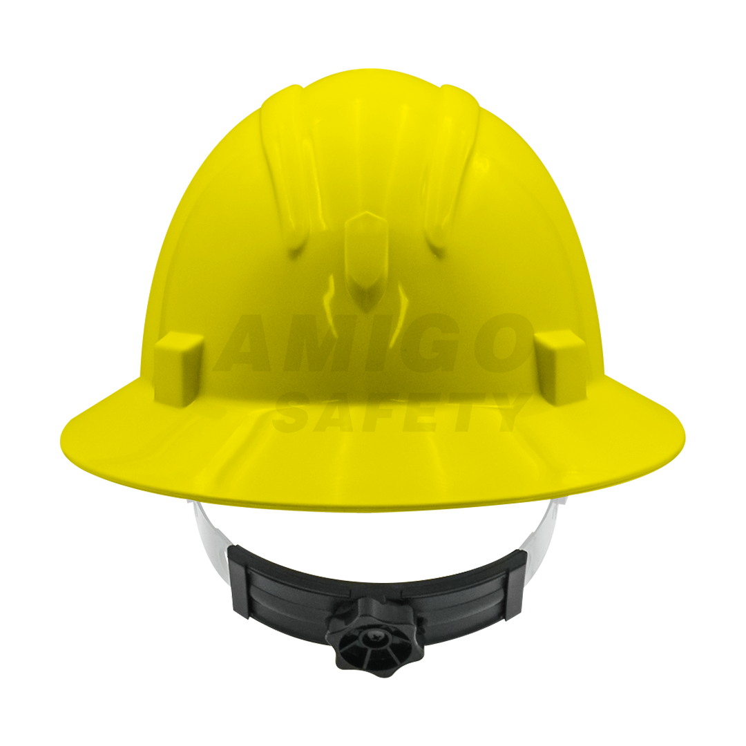 Casco Ala Completa con Suspensión Matraca de 4 Puntos LAMIRA Amarillo AS-4460 ... - 2